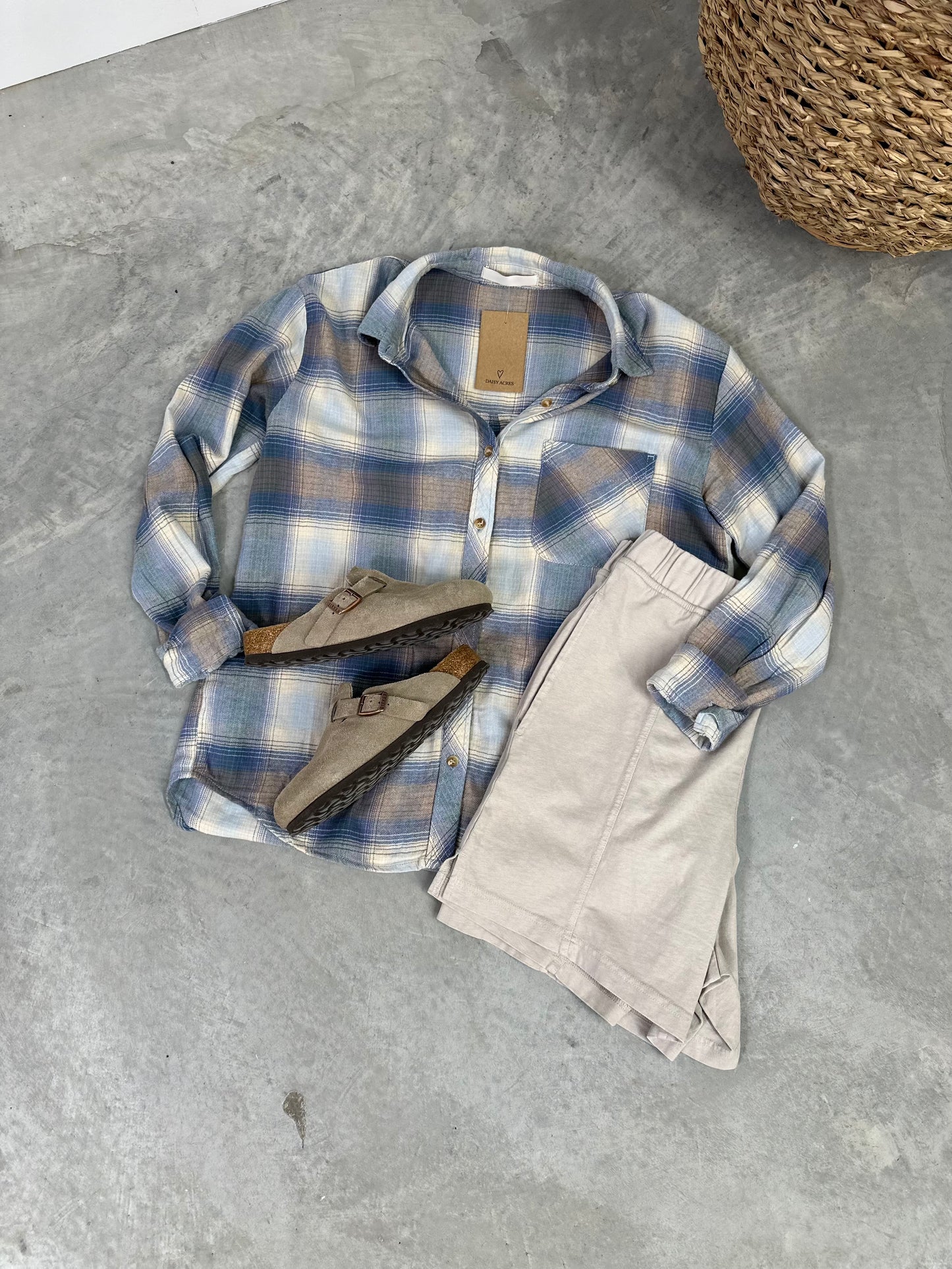 The Hadley Blue Flannel