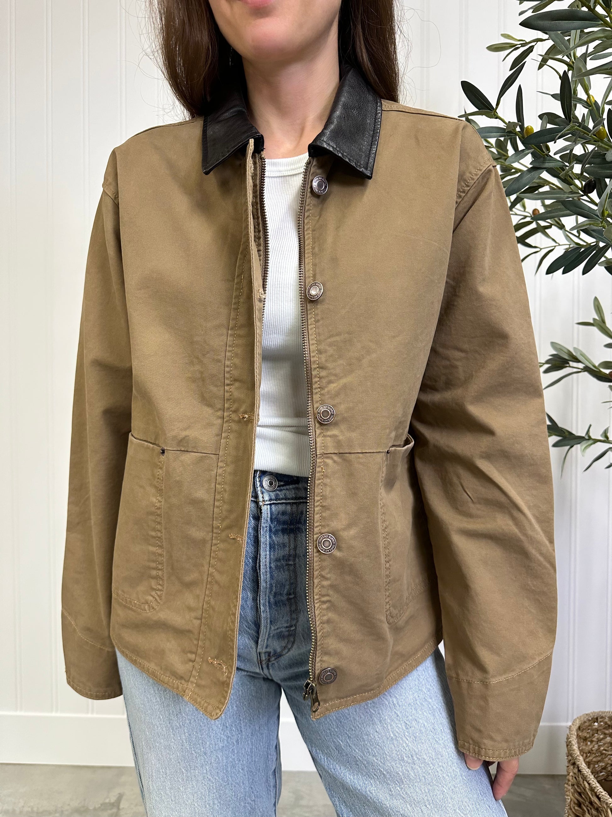 The Paige Barn Jacket in Toasted Coconut