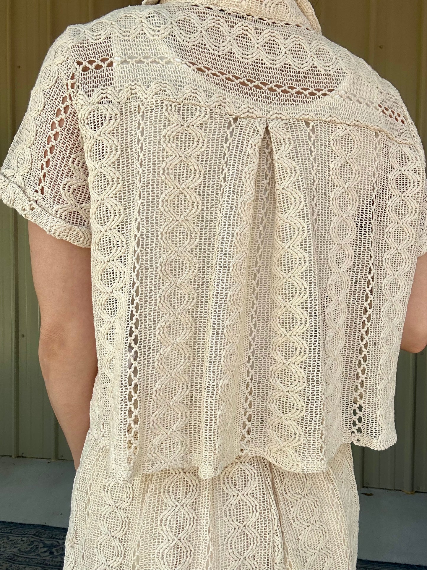 Sun Dancer Crochet Button Up
