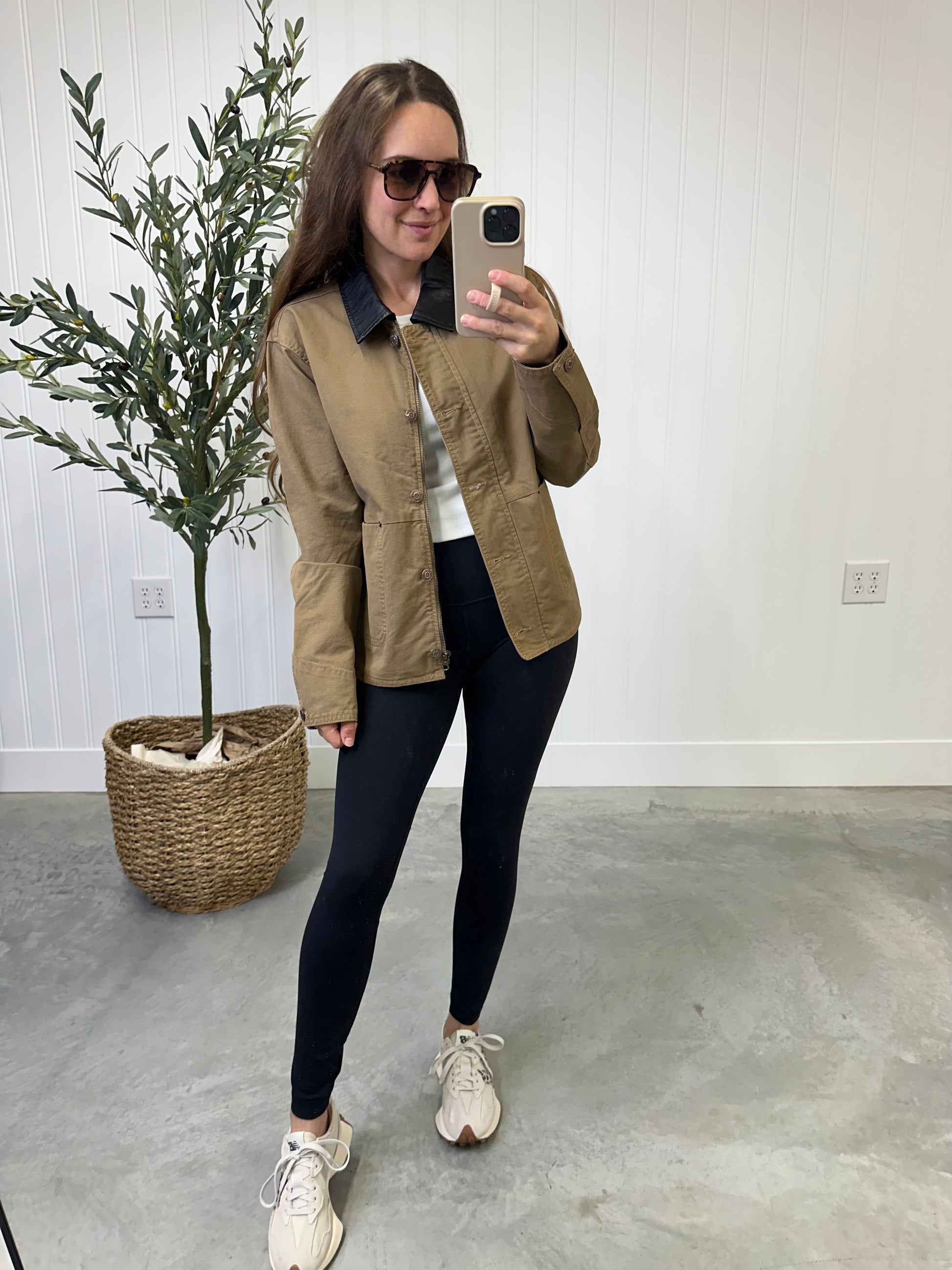 The Paige Barn Jacket in Toasted Coconut