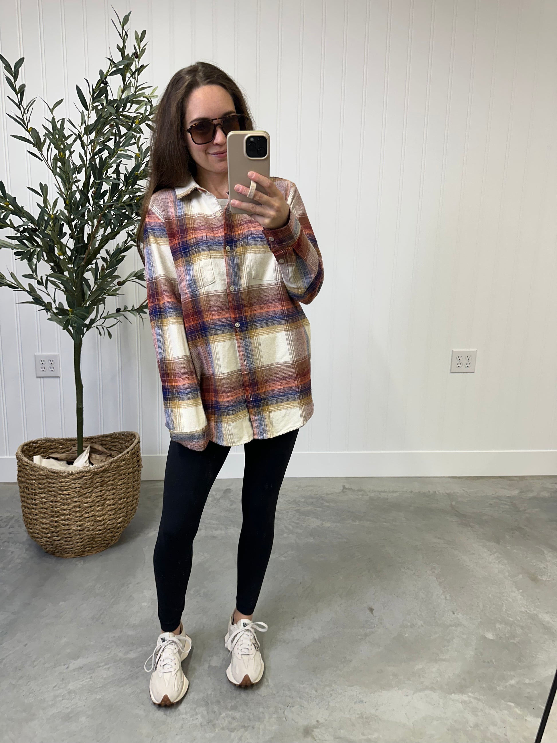 Remy Plaid Flannel with pockets