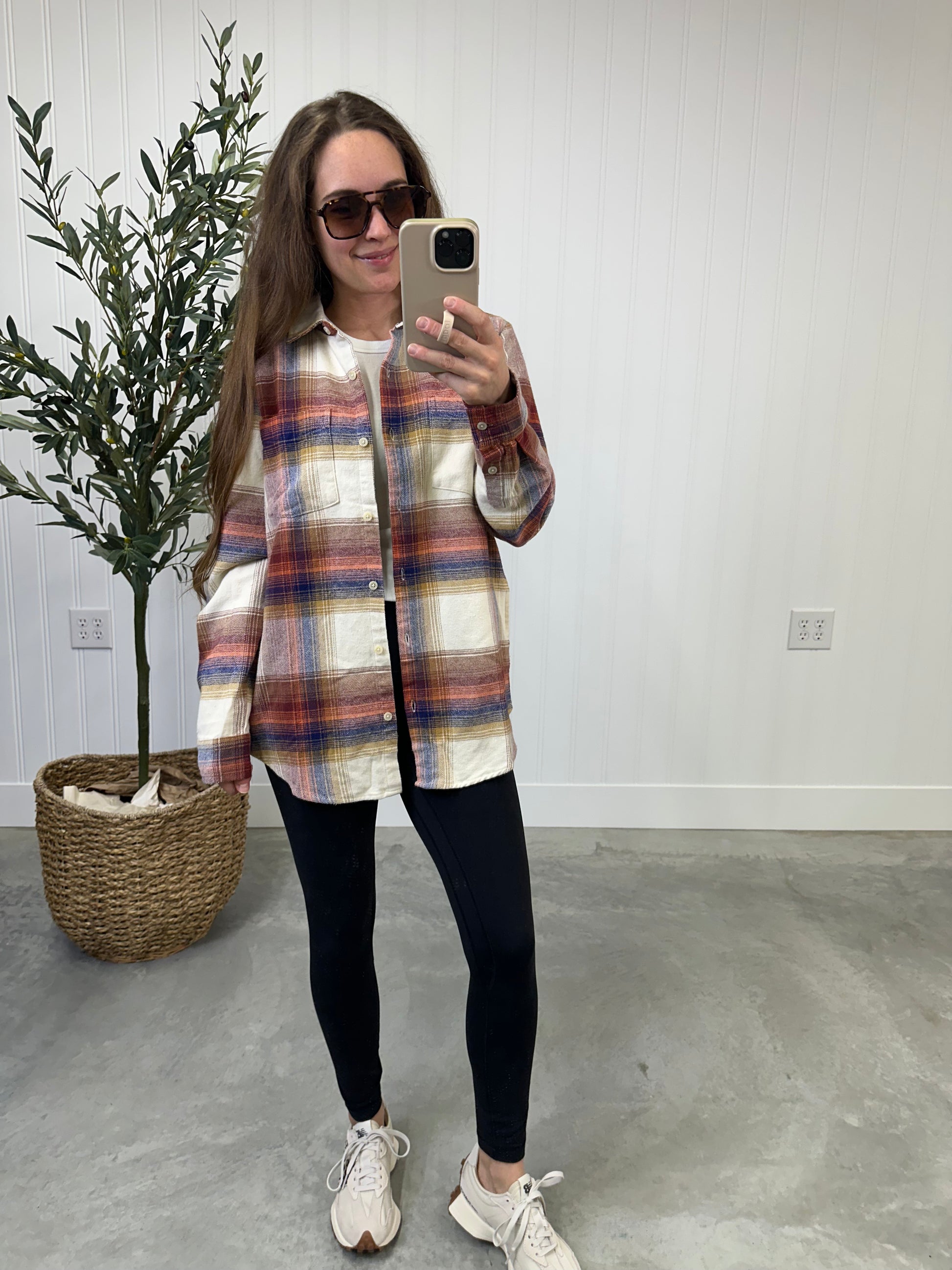 Remy Plaid Flannel with pockets