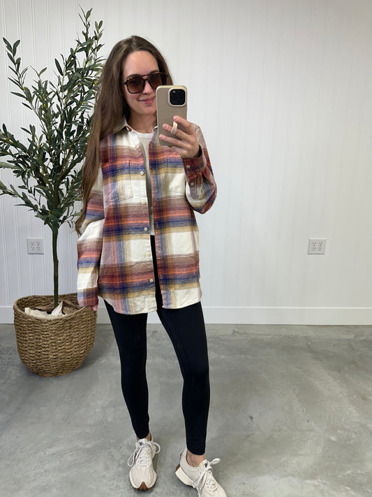 Remy Plaid Flannel with pockets