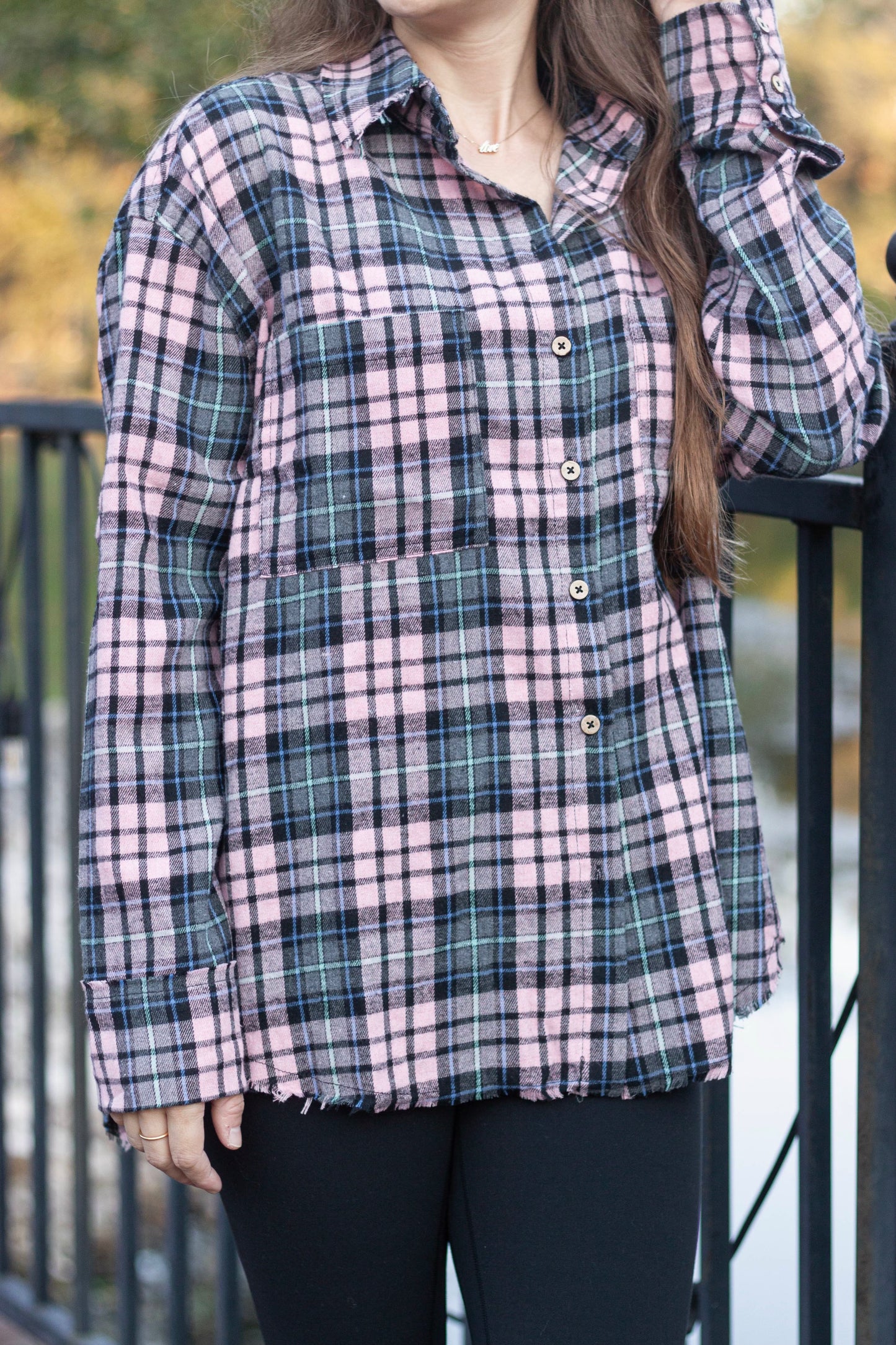 Pink Plaid Flannel