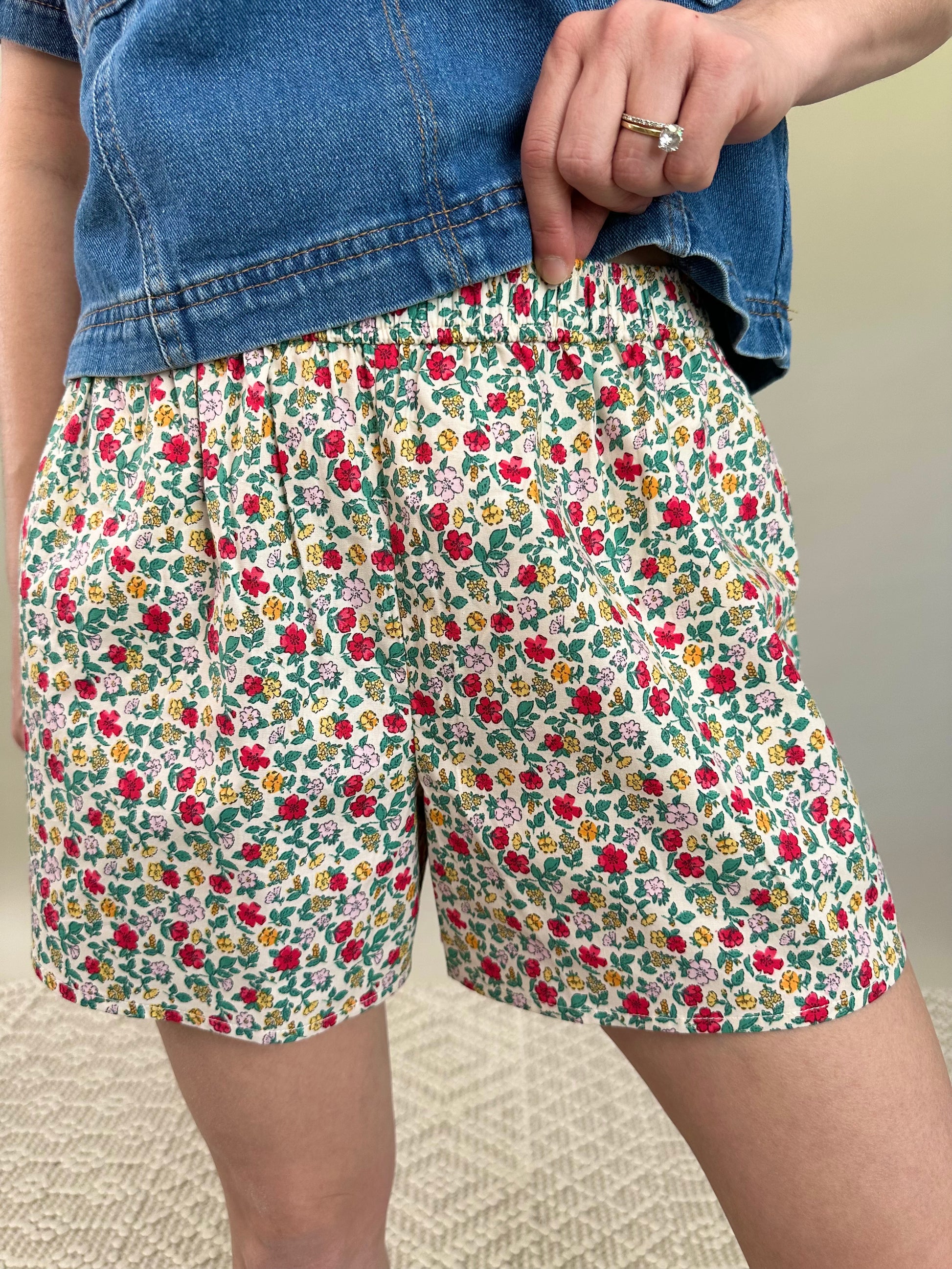 Garden Party Floral Shorts