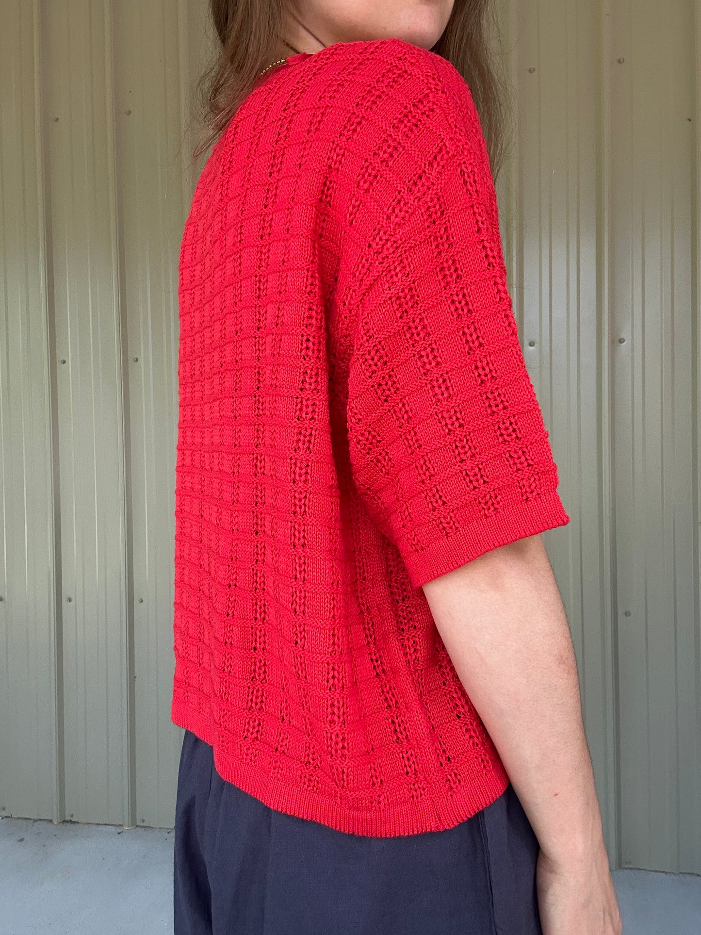 Poppy Knit Button Up Cardigan
