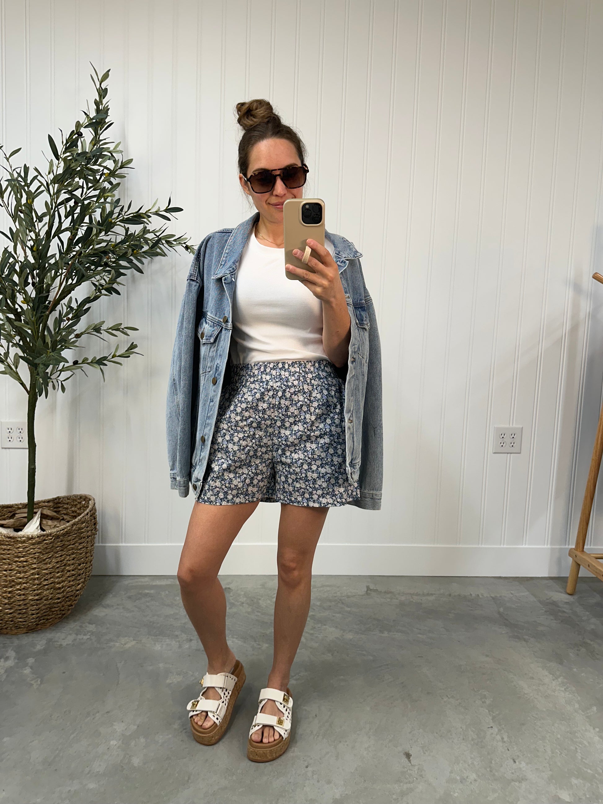 Blue Haven Floral Shorts