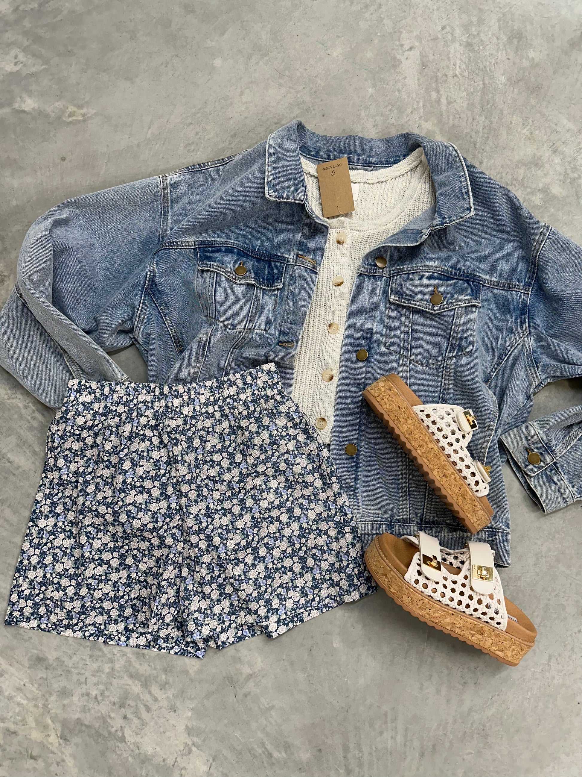 Blue Haven Floral Shorts
