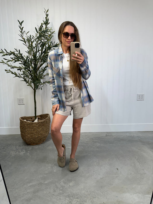 The Hadley Blue Flannel