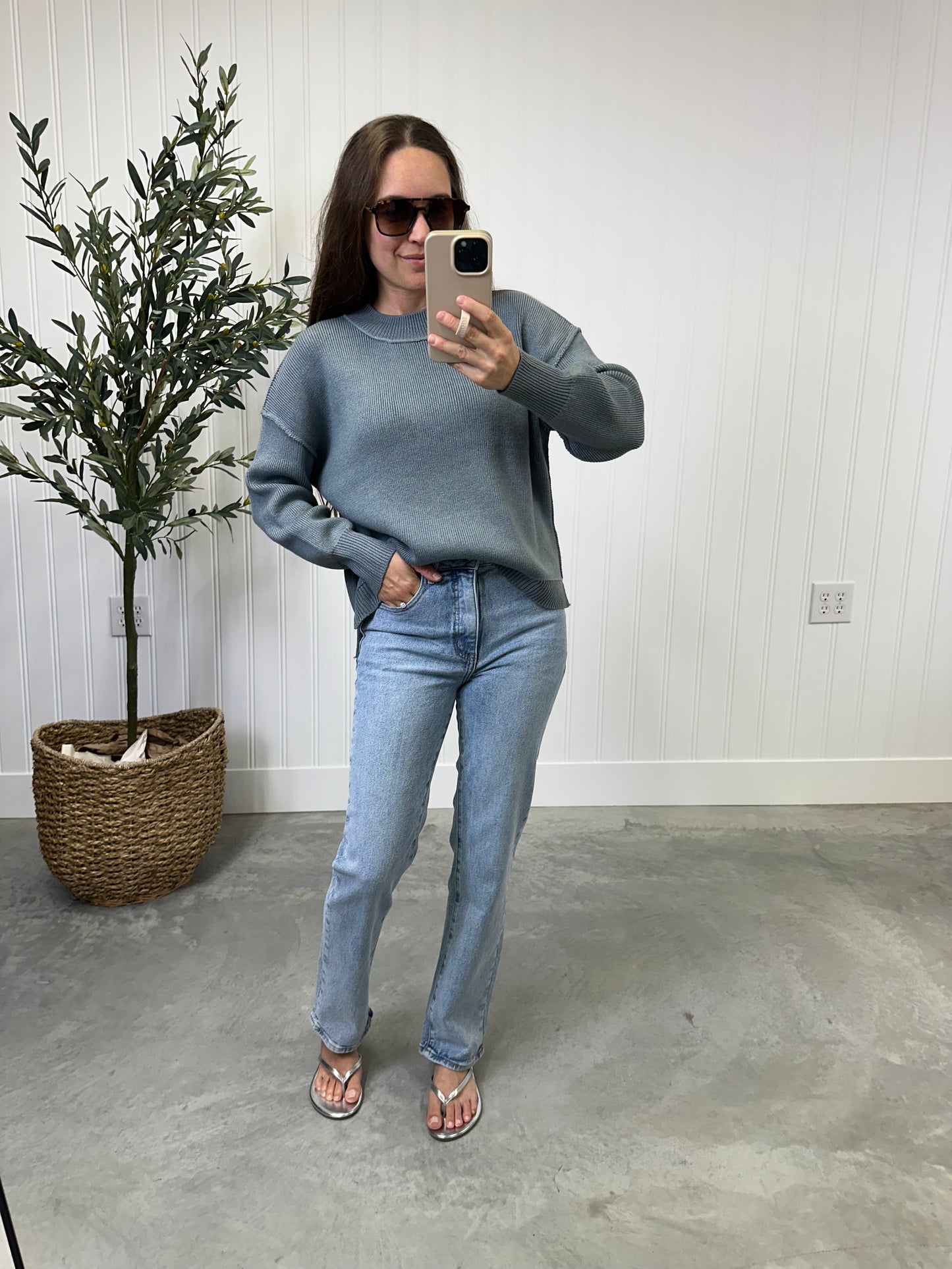 Vera Exposed Seam Sweater