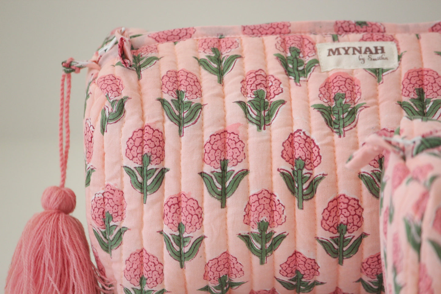 Bubblegum Quilted Travel Bag