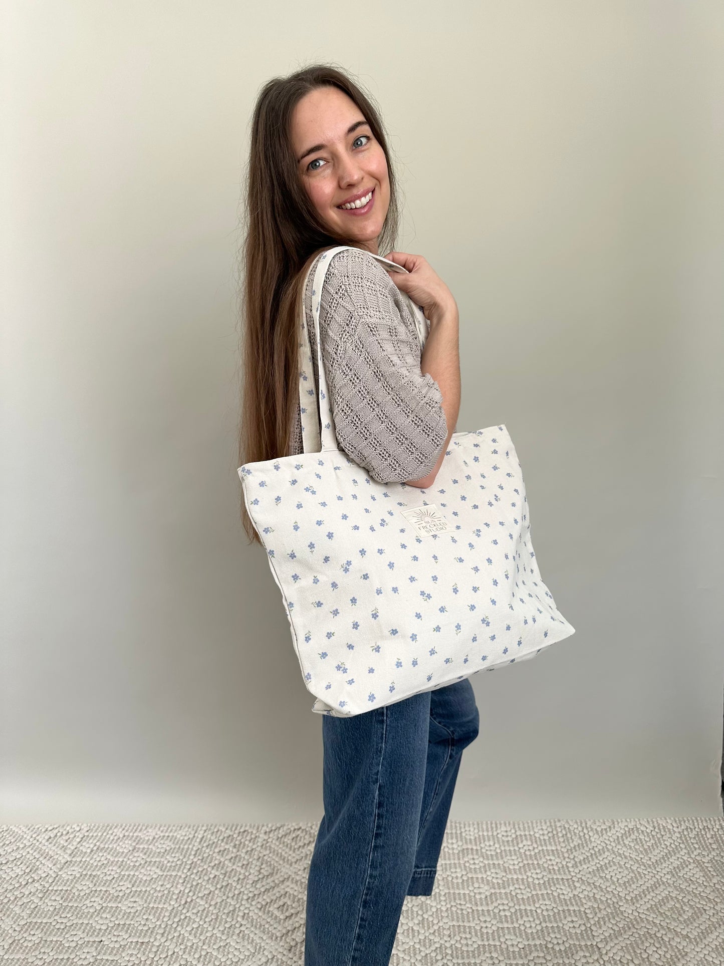 Periwinkle Bloom Tote Bag