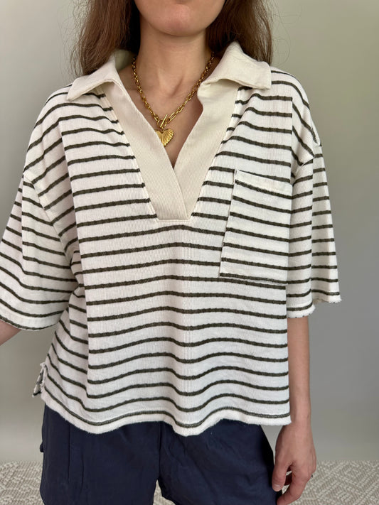 Luna Striped Top