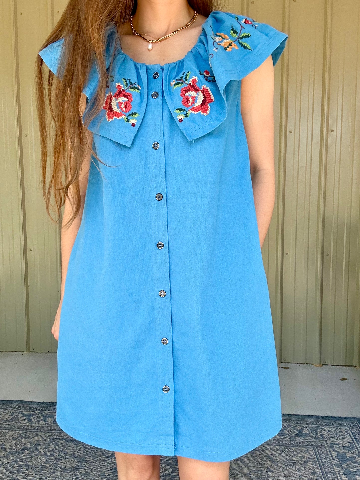 Azure Garden Dress