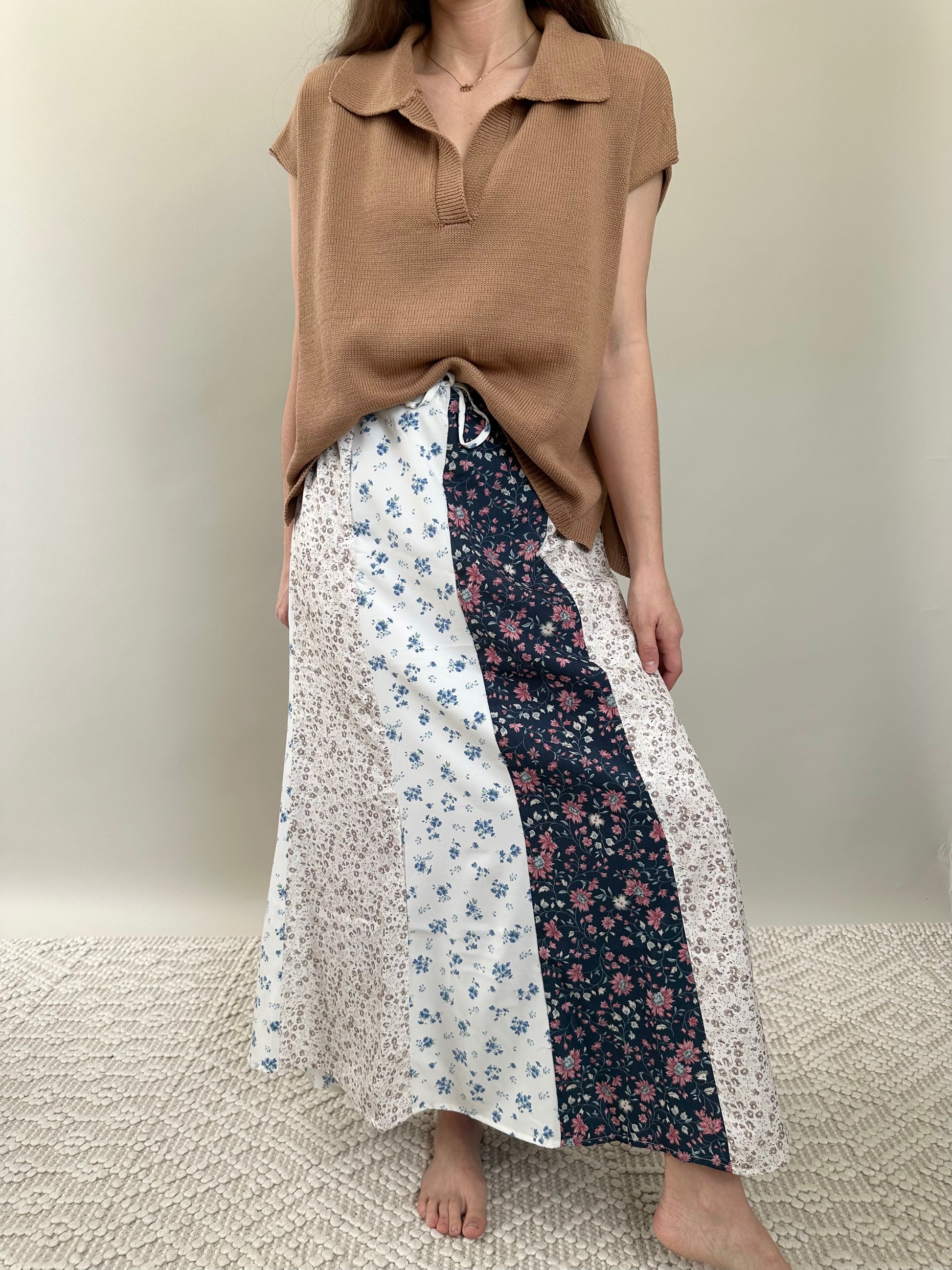 Sylvie Floral Midi Skirt