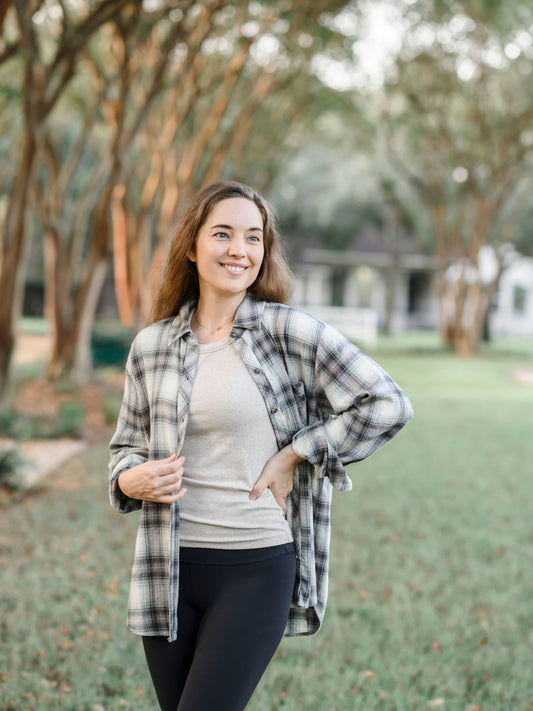 Plaid Mint Flannel