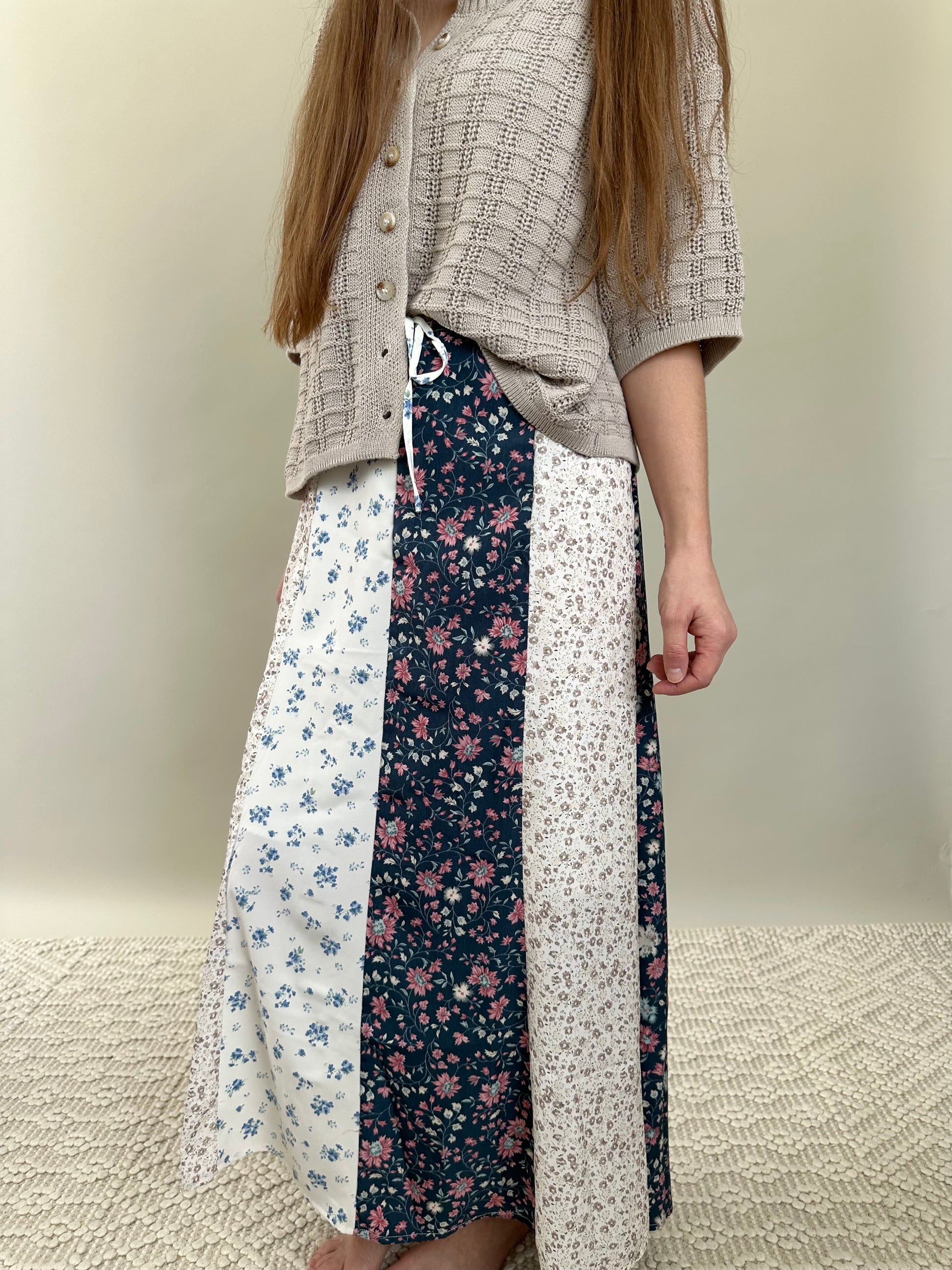 Sylvie Floral Midi Skirt