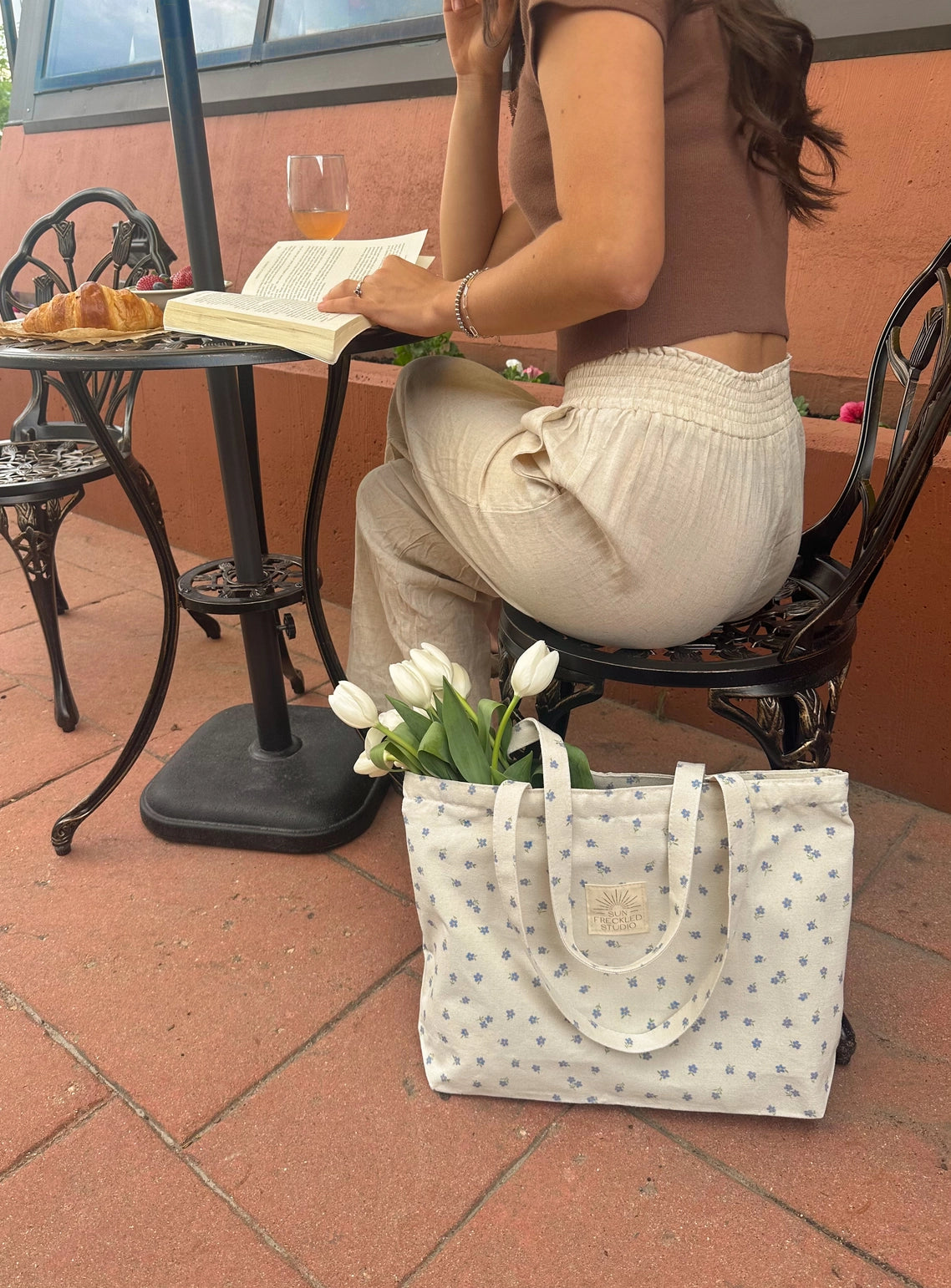 Periwinkle Bloom Tote Bag