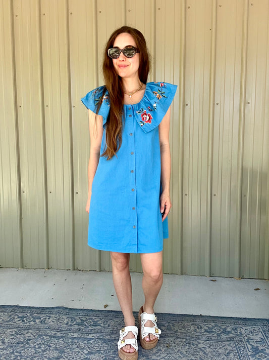Azure Garden Dress