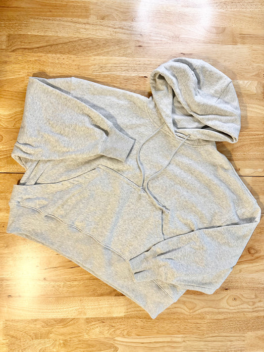 Gray Fleece Hoodie