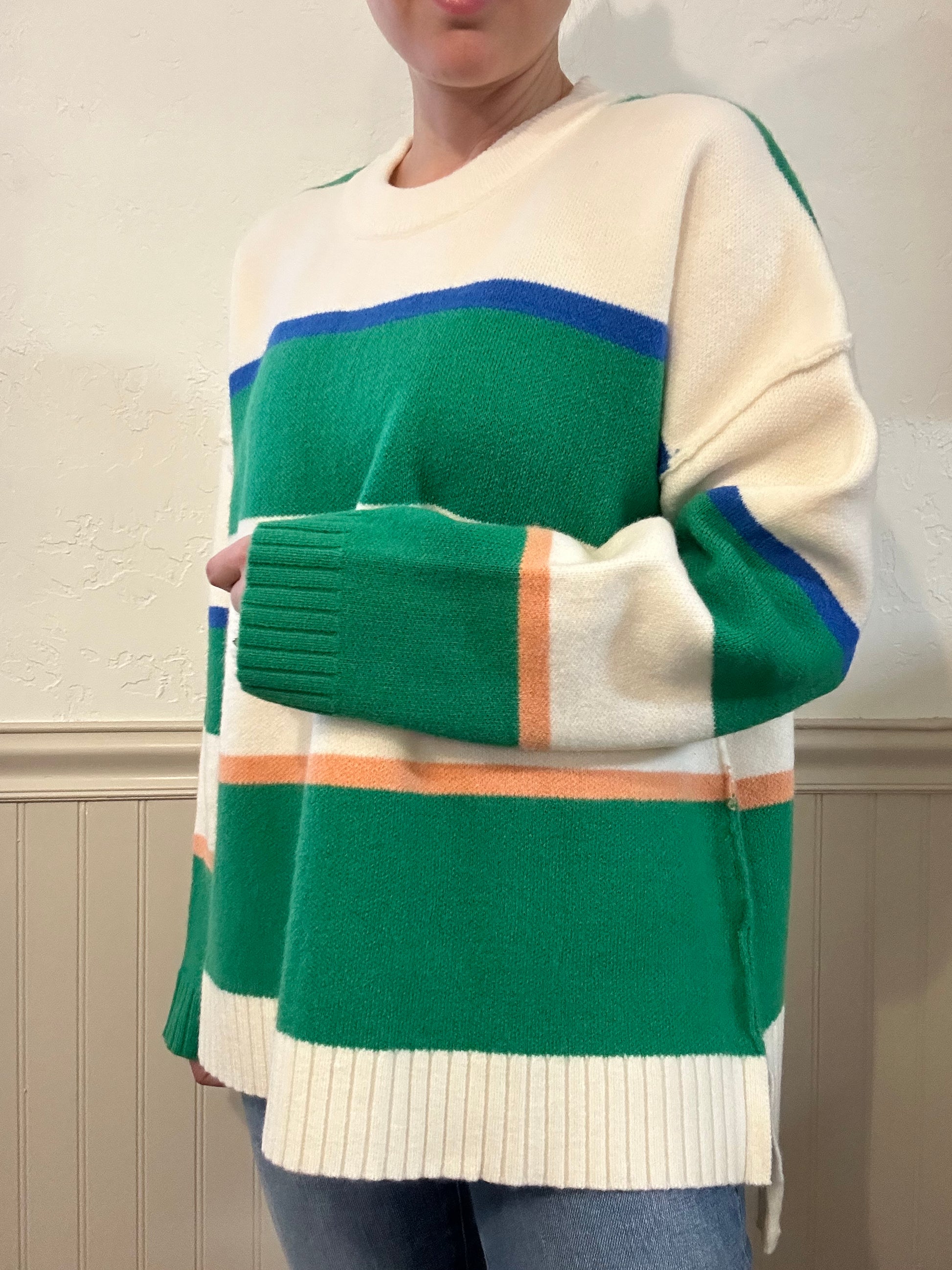 Lenny Color Block Sweater