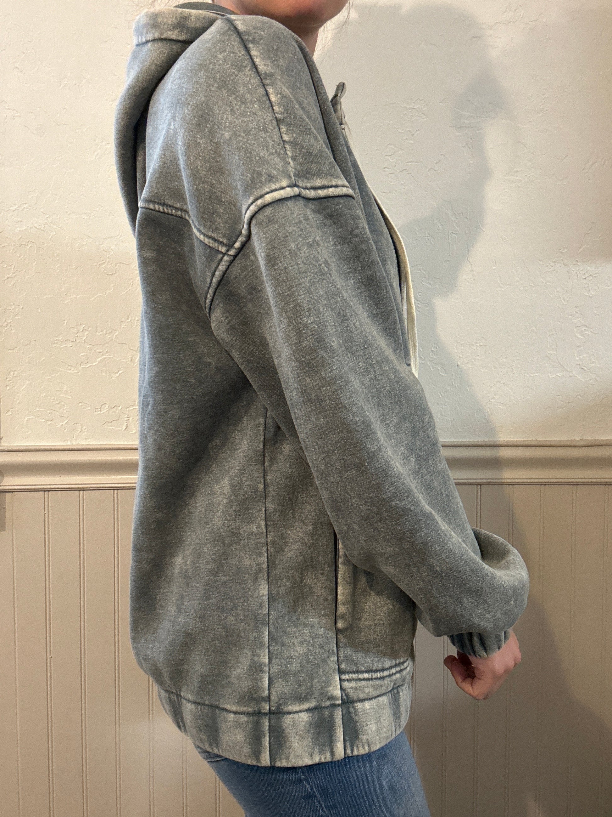 Jade Mineral Washed Hoodie