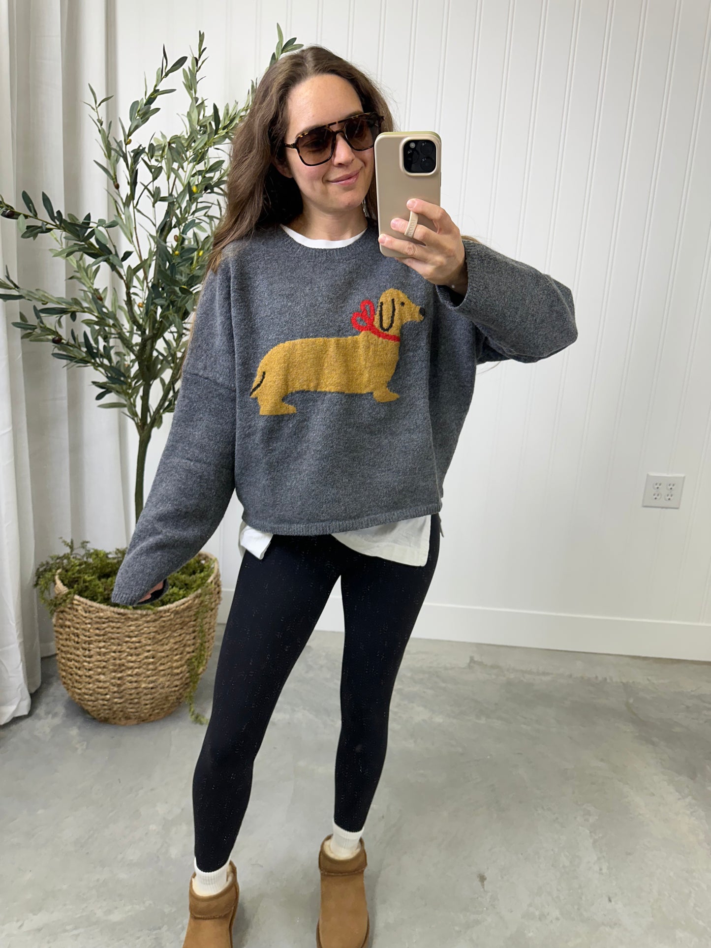 Rudy Red Bow Sweater