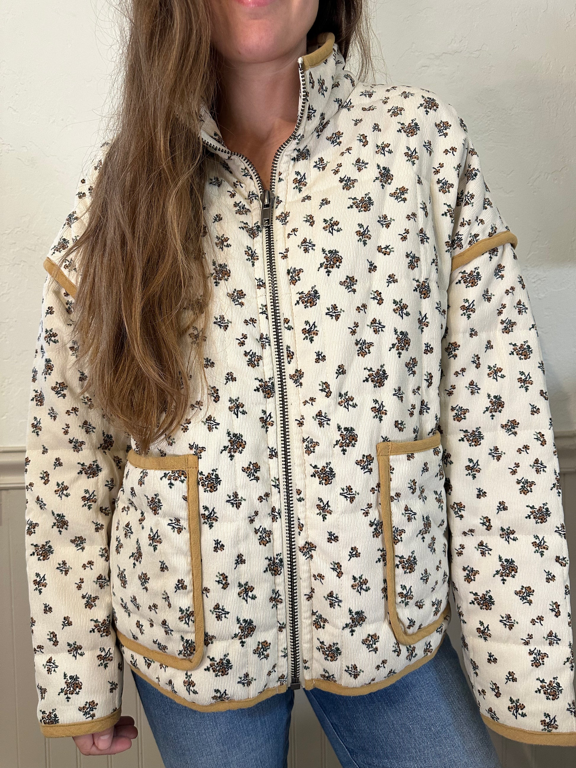 Harvest Gold Quilted Jacket