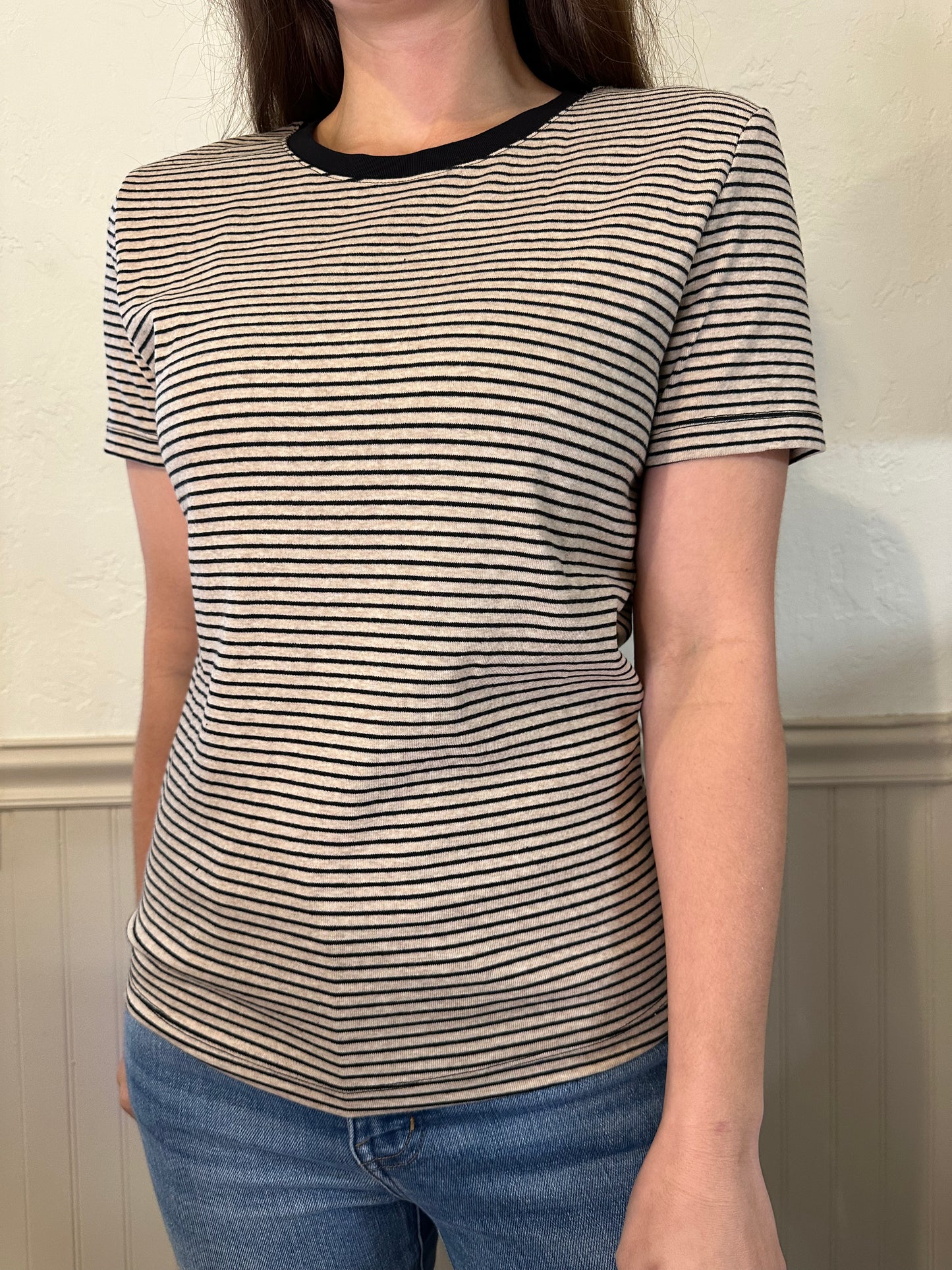 Classic Black Striped Tee