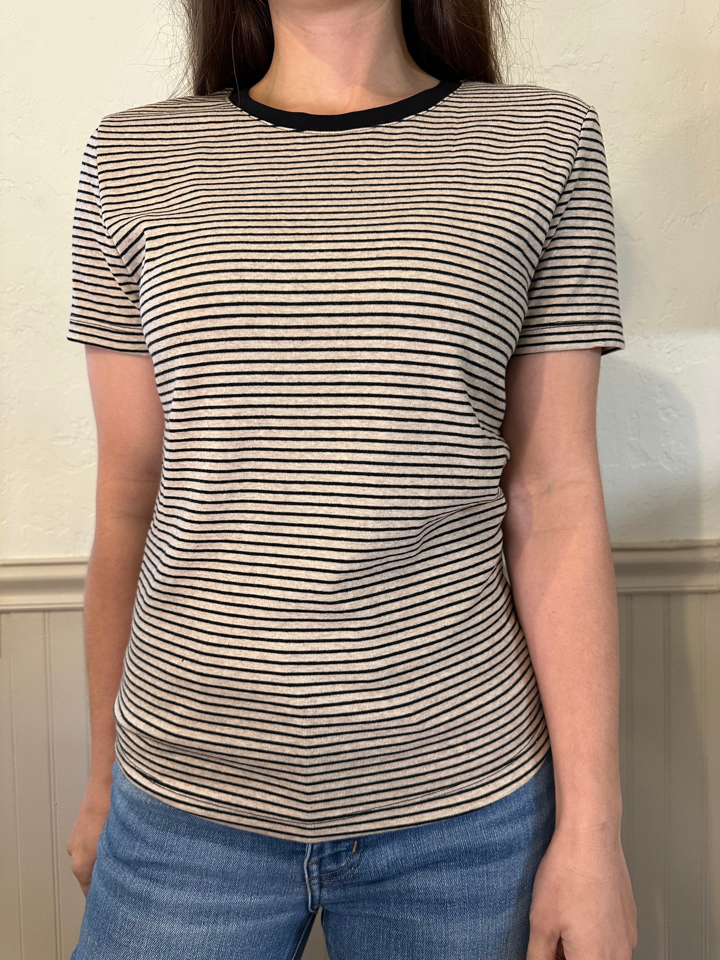 Classic Black Striped Tee