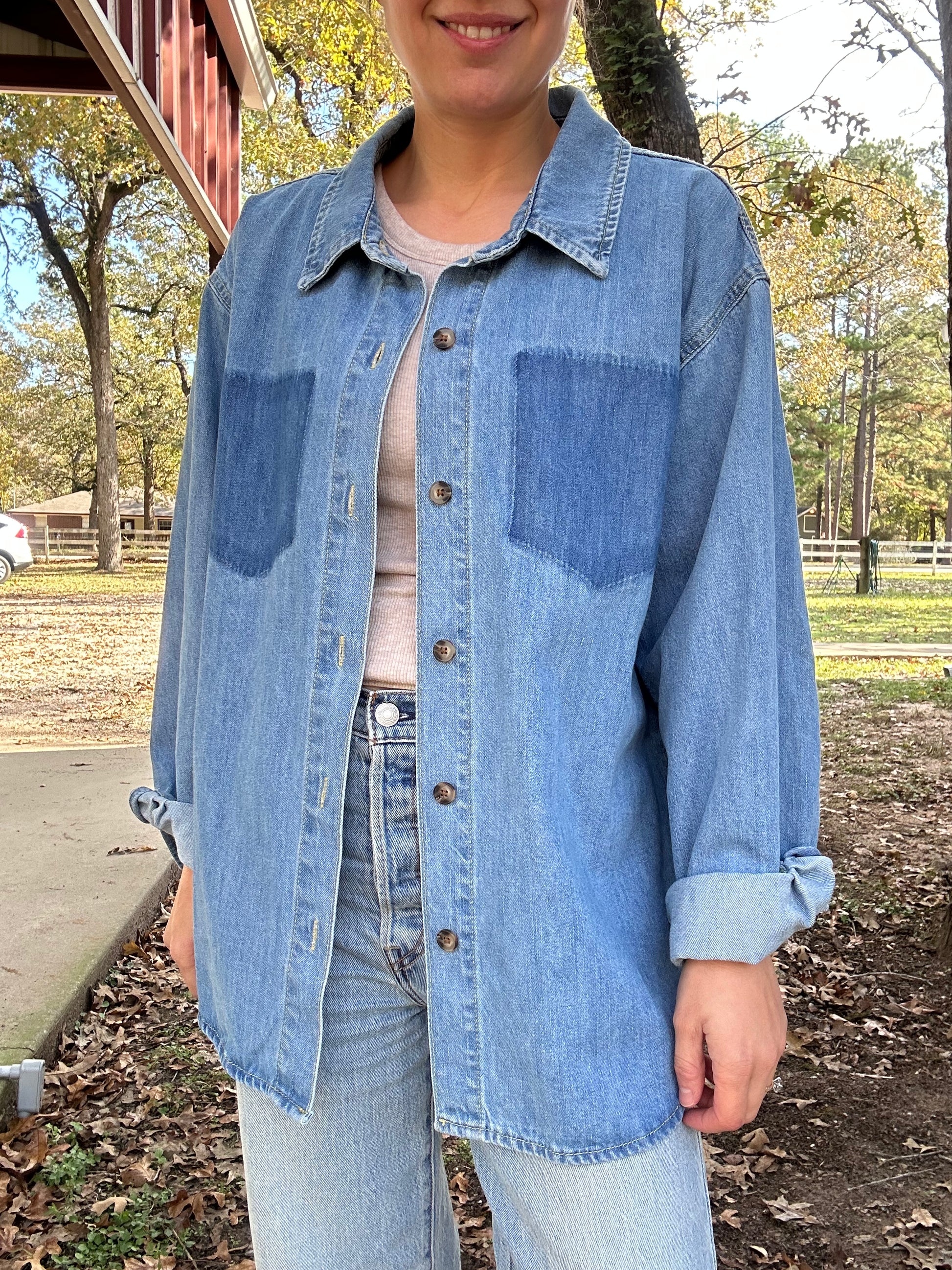 Piper Denim Shacket