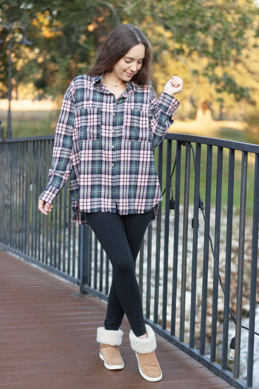 Pink Plaid Flannel