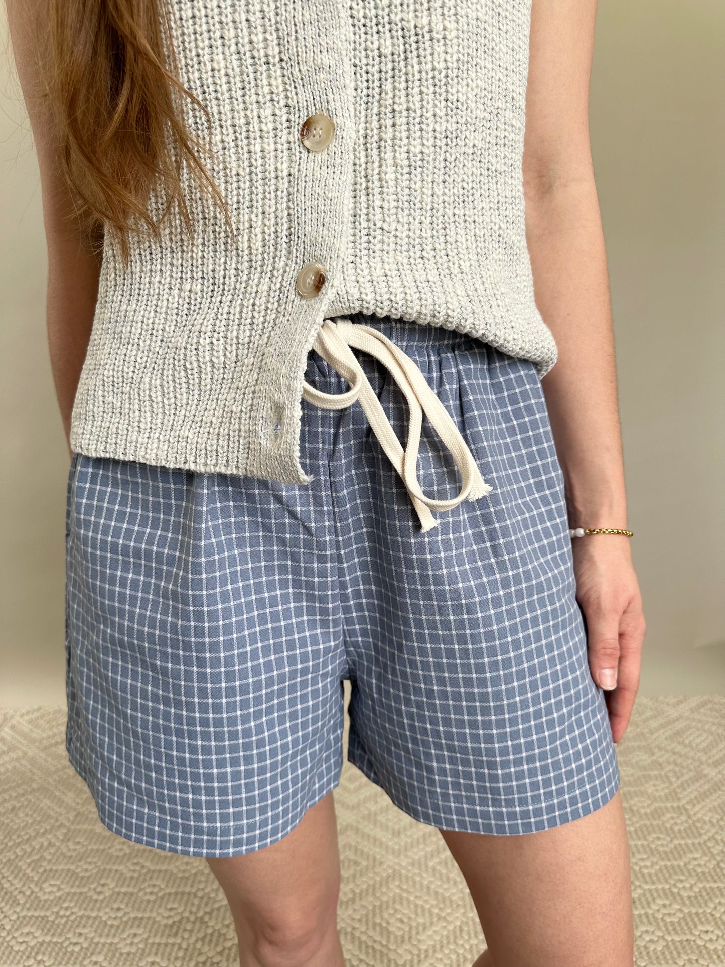 Sunday Picnic Shorts in Blue