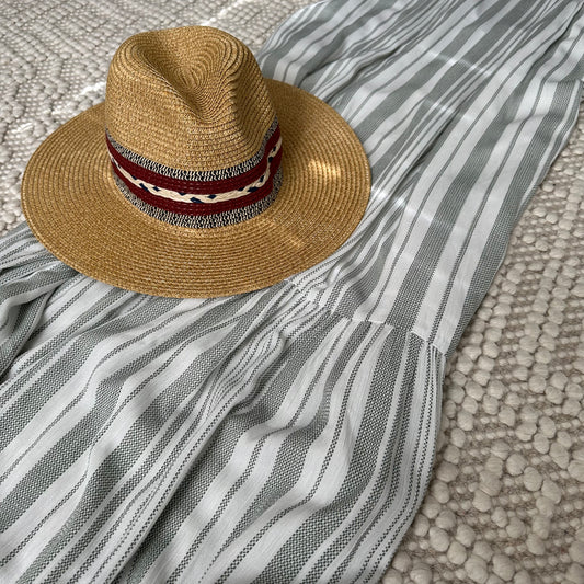 Braided Trim straw hat