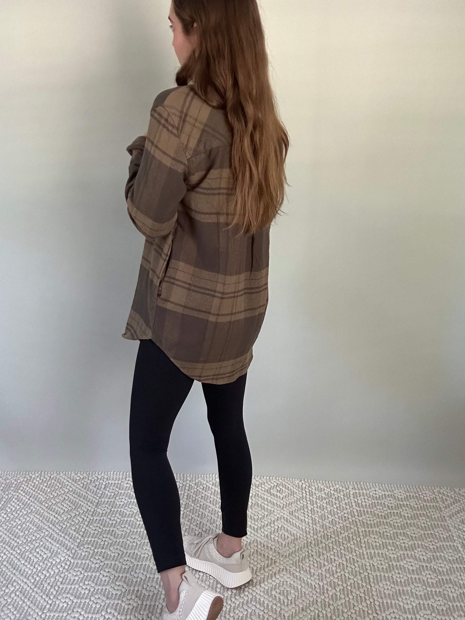 Mossy Oaks Flannel with side pockets