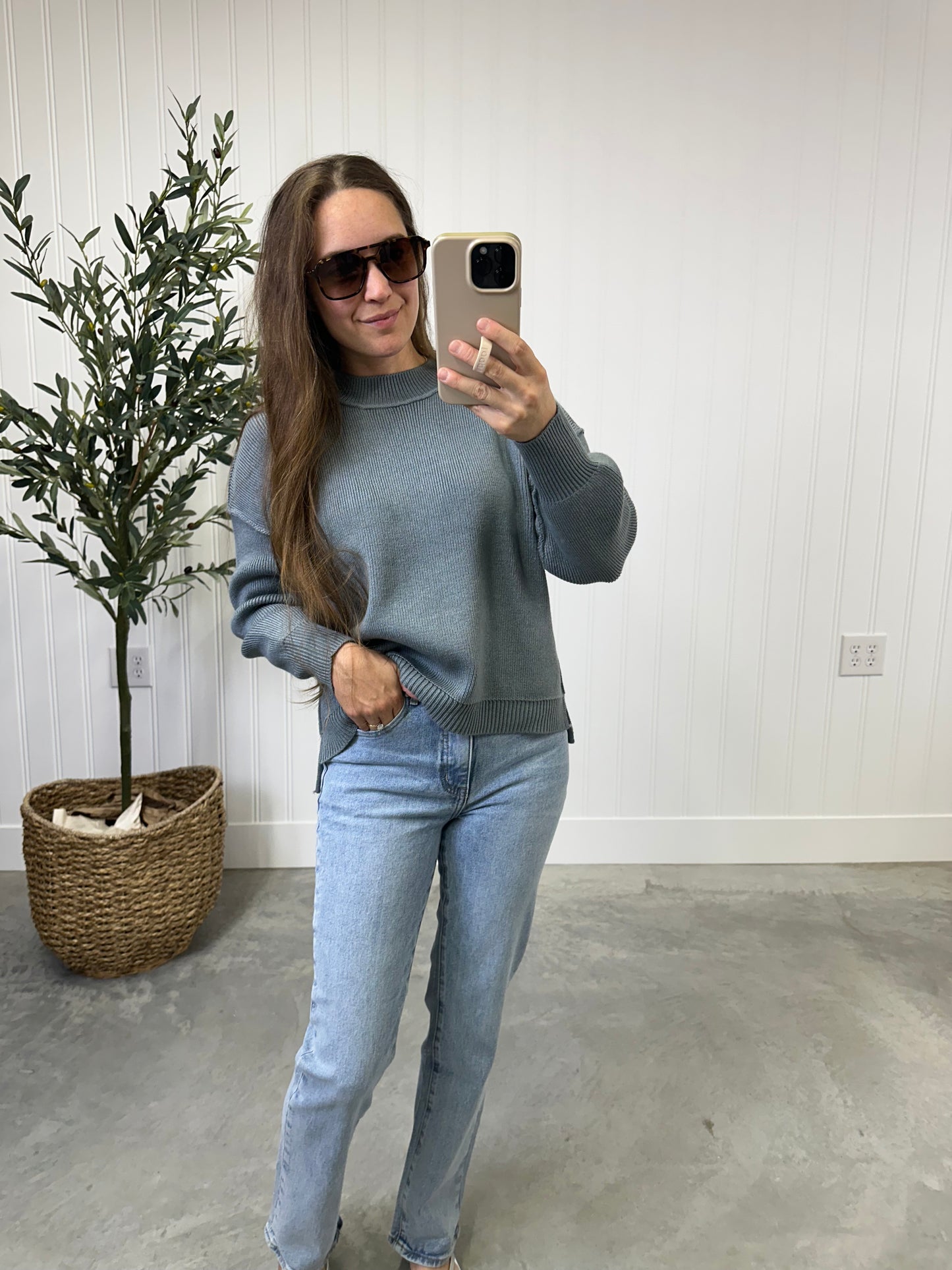 Vera Exposed Seam Sweater