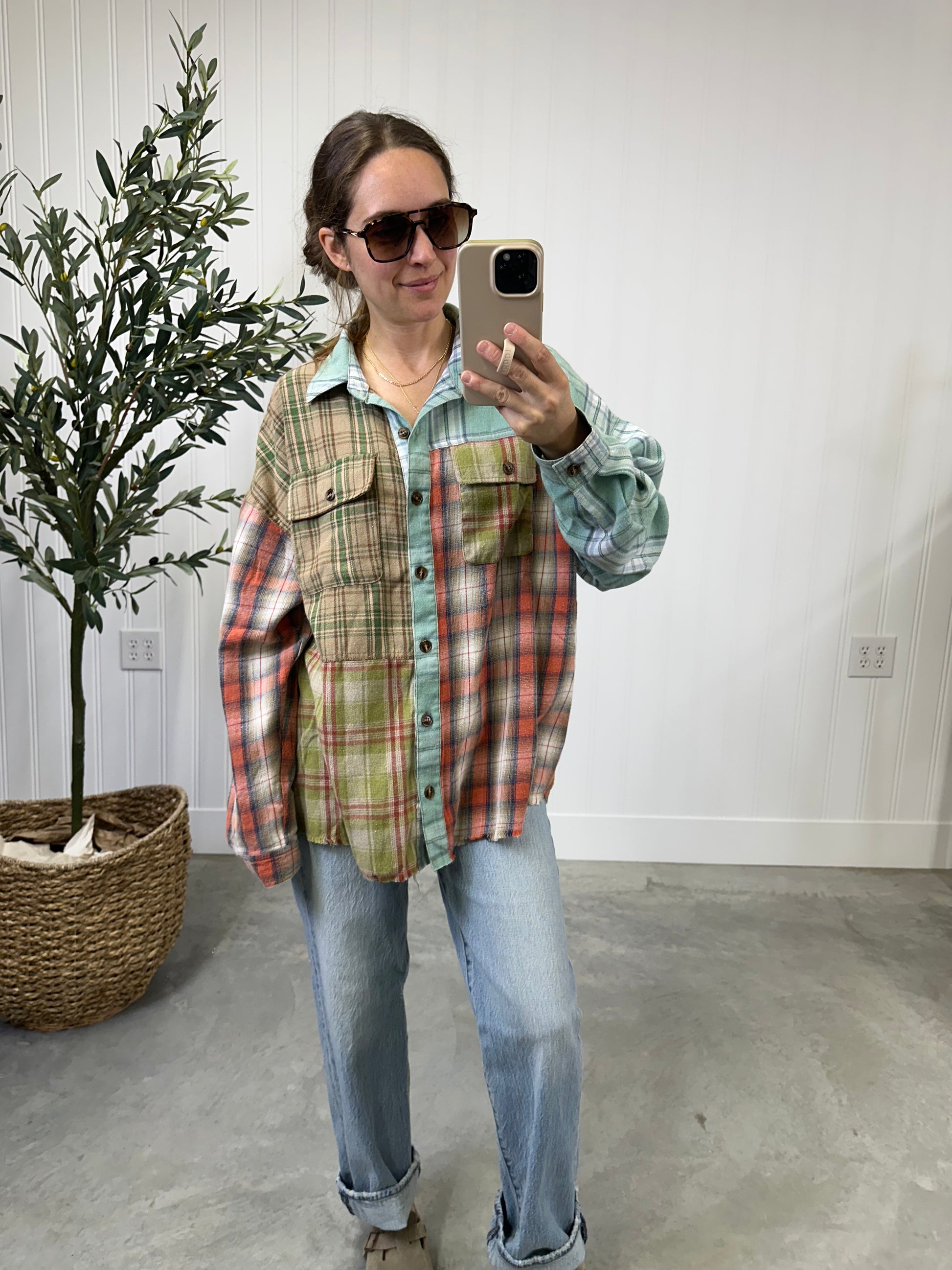 Taryn Mixed Plaid Flannel