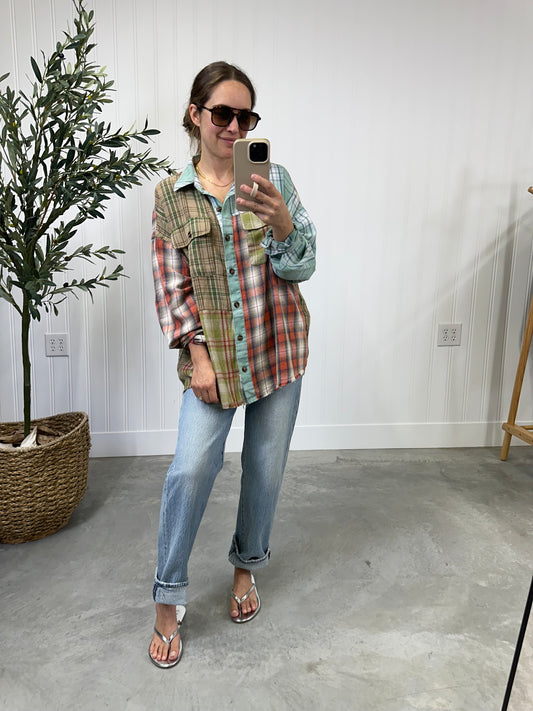 Taryn Mixed Plaid Flannel