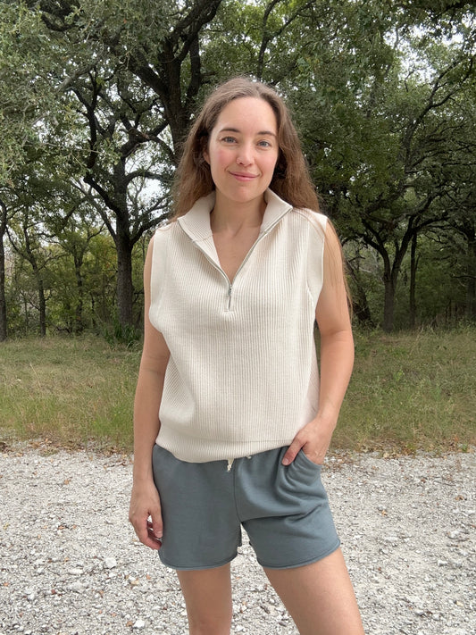 Ivory Sweater Vest