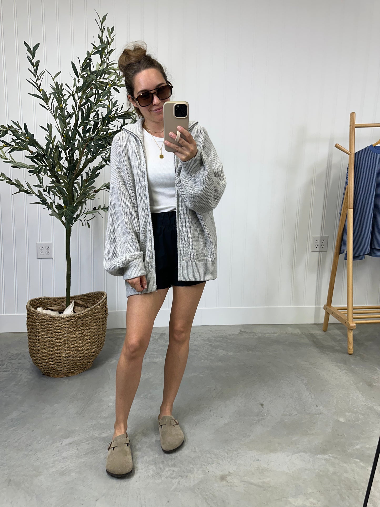 The Joni Zip Up Cardigan