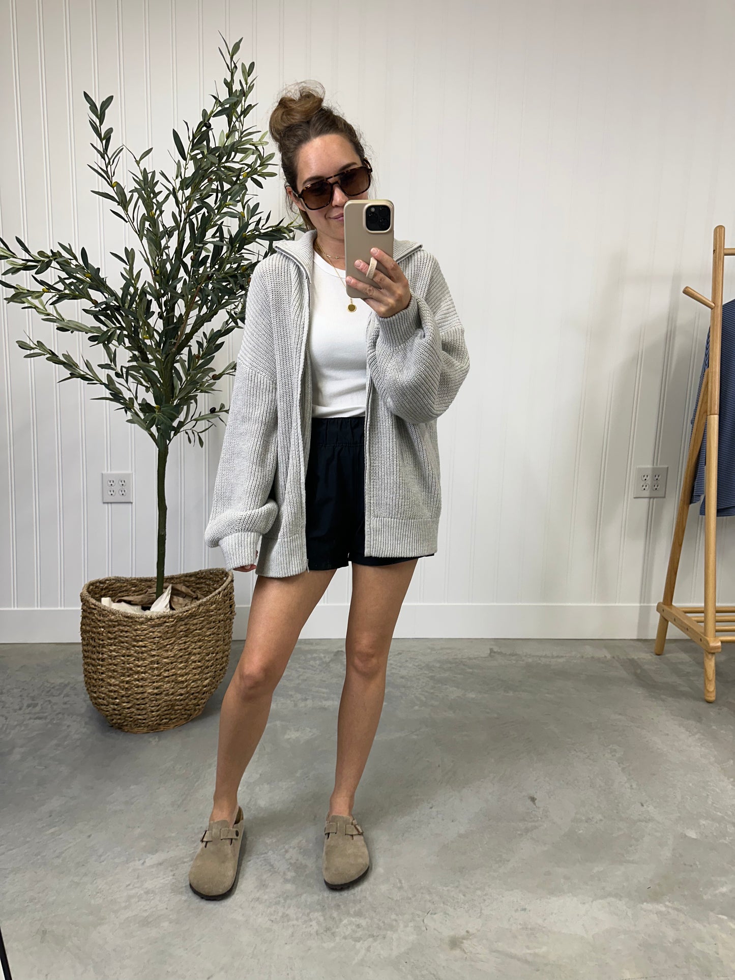 The Joni Zip Up Cardigan