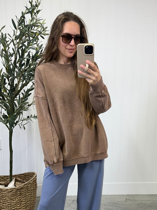 Mocha Latte Pullover