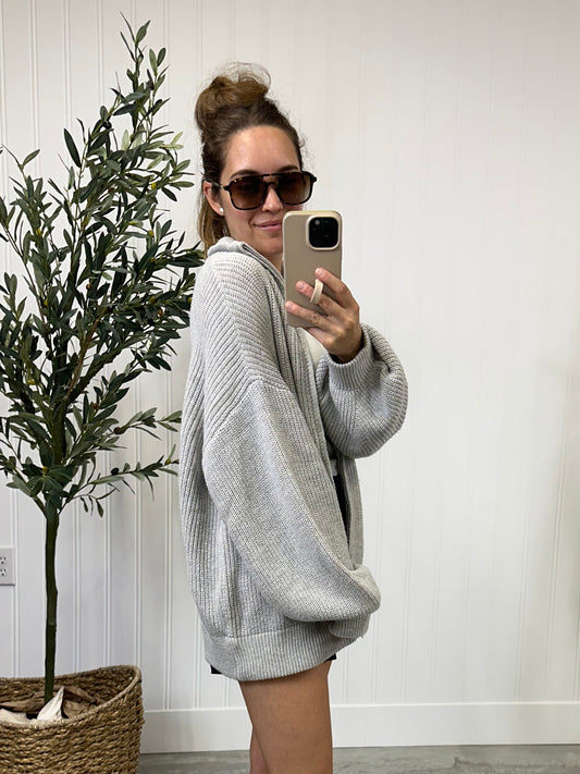 The Joni Zip Up Cardigan