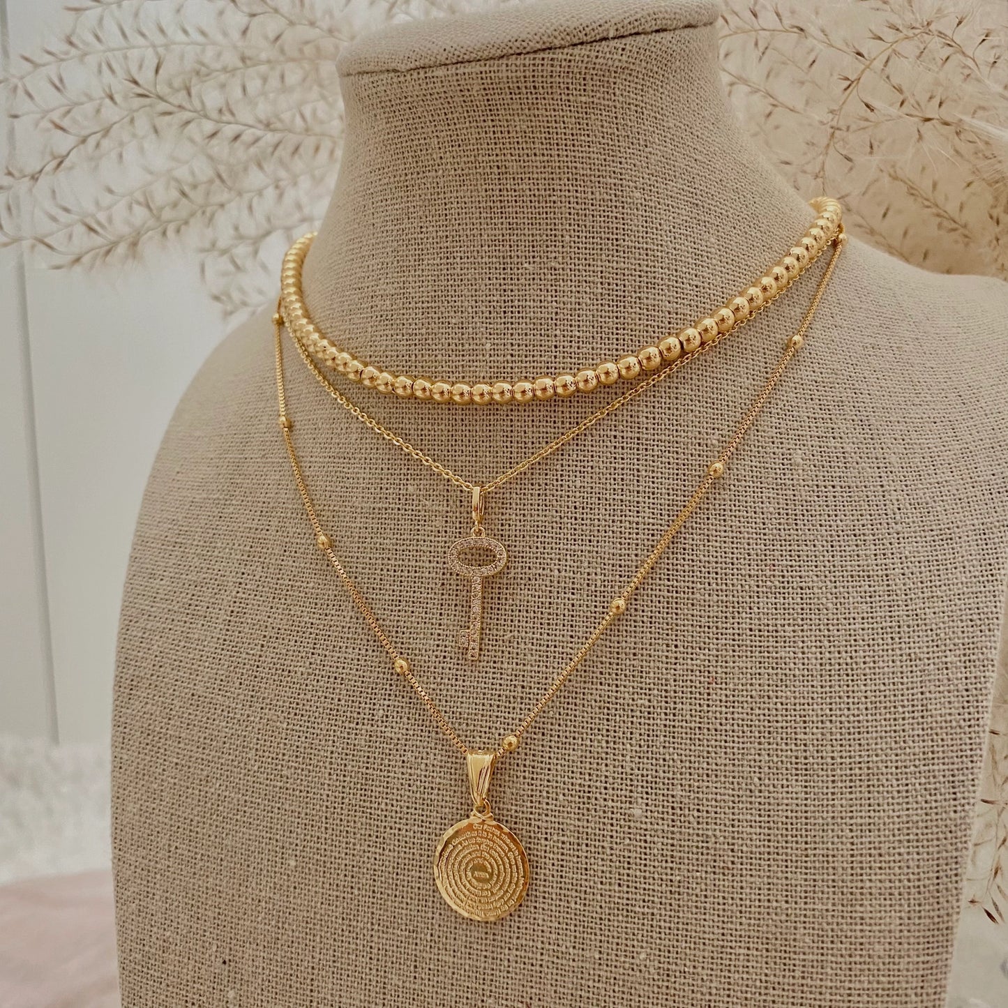 18k Gold Filled Layering Necklace